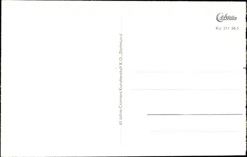 Ak Kamen in Westfalen, Zeche Monopol, Anlagen, schiefer Turm, Teich, Markt