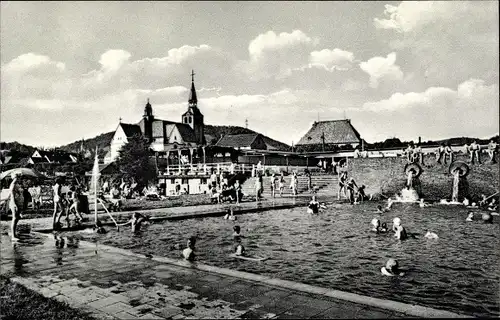 Ak Bad Hönningen am Rhein, Thermalschwimmbad