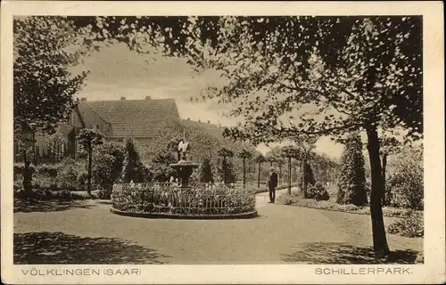 Ak Völklingen im Saarland, Schillerpark