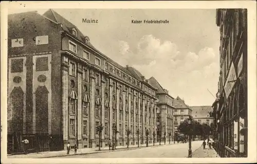 Ak Mainz am Rhein, Kaiser Friedrich Straße