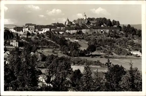 Ak Lichtenberg in Oberfranken, Blick von der Leupoldsanlage