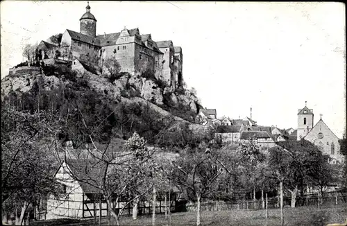 Ak Ranis in Thüringen, Burg Ranis