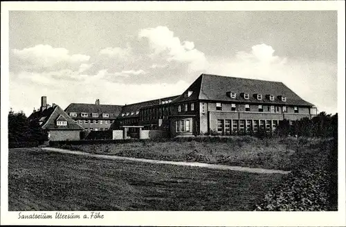 Ak Utersum Insel Föhr Nordfriesland, Sanatorium