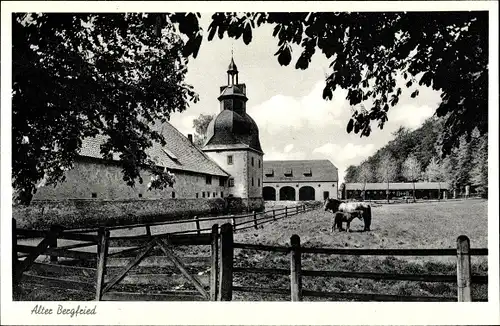 Ak Melle in Niedersachsen, Kinderkurheim Dr. med. K. Heck, Haus Bruche, Alter Bergfried