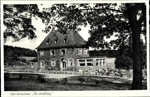 Ak Rengsdorf im Westerwald, Café Restaurant Zur Waldburg, Bes. Otto Distler