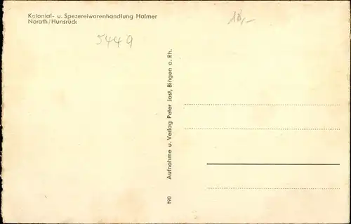 Ak Norath in Rheinland Pfalz, Panorama von der Ortschaft