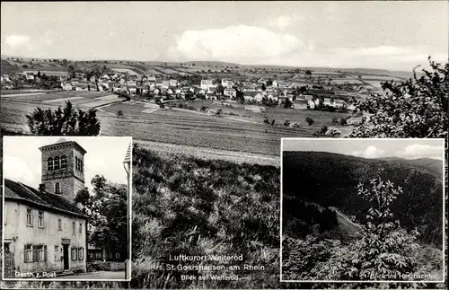 Ak Welterod im Taunus, Gasthaus zur Post, Gesamtansicht