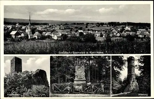 Ak Seesbach im Soonwald, Alteburg, Jäger aus Kurpfalz, Koppenstein