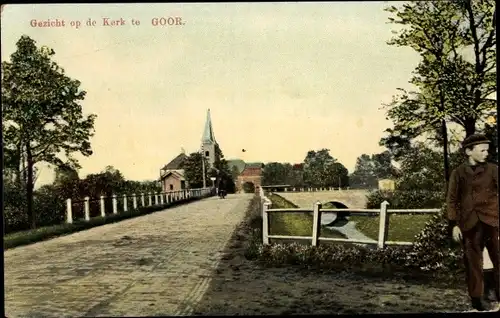 Ak Goor Overijssel, Gezicht op de Kerk