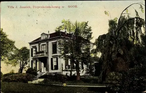 Ak Goor Overijssel, Villa J. Jannink, Diepenheimscheweg