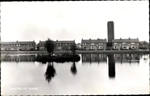 Ak Kuinre Overijssel, Blick auf Häuser am Ufer