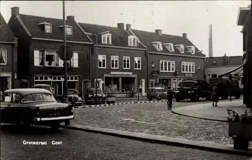 Ak Goor Overijssel, Grotestraat, Autokennzeichen ZX 88 30