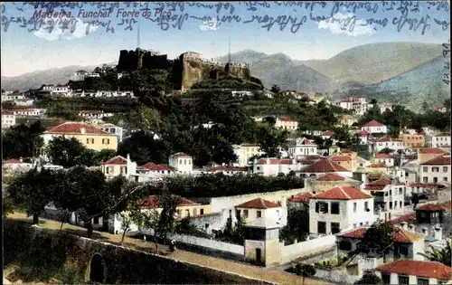 Ak Funchal Insel Madeira Portugal, Castelo do Pico, Forte