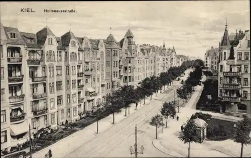 Ak Hansestadt Kiel, Holtenauer Straße