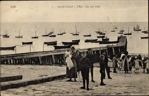 Ak Grandcamp les Bains Calvados, L'Epi, Un soir d'ete