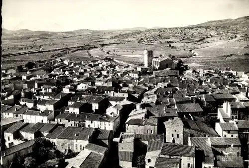 Ak Baixas Pyrénées Orientales, Vue generale, Luftbild