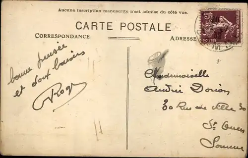 Ak Longueau Somme, Le nouveau pont et le Chateau d'Eau