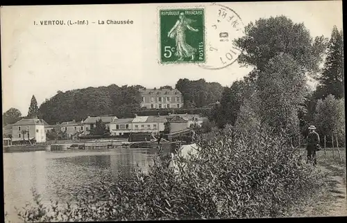 Ak Vertou Loire Atlantique, La Chaussee