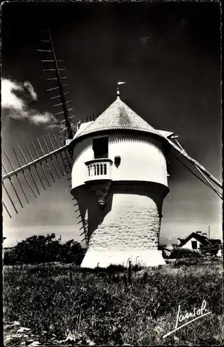 Ak Loire Atlantique, Le Moulin, Windmühle