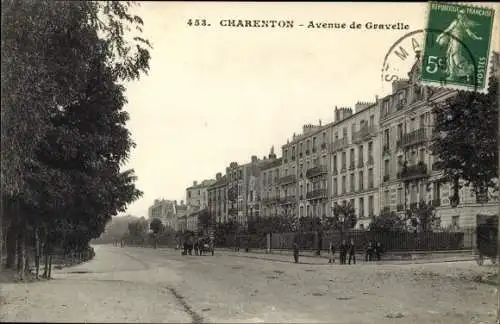 Ak Charenton Val de Marne, Avenue de Gravelle