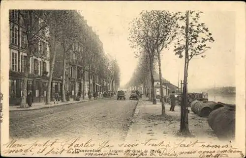 Ak Charenton Val de Marne, Avenue du Quai de Bercy