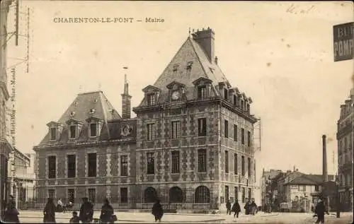 Ak Charenton le Pont Val de Marne, La Mairie