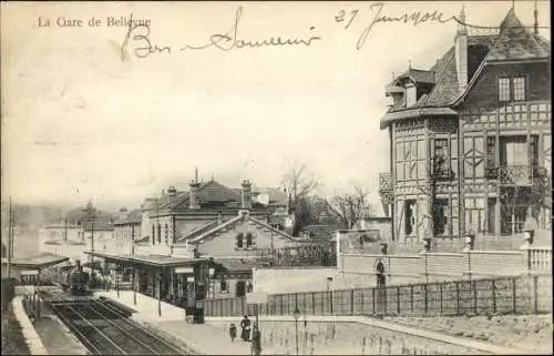 Ak Bellevue Hauts de Seine, La Gare