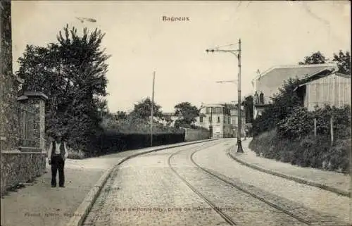 Ak Bagneux Hauts de Seine, Rue de Fontenay, Usine electrique