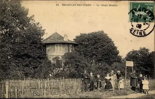 Ak Becon les Bruyeres Hauts de Seine, Le vieux Moulin