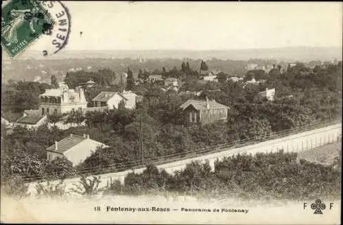 Ak Fontenay aux Roses Hauts de Seine, Panorama de Fontenay
