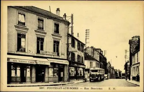 Ak Fontenay aux Roses Hauts de Seine, Route Boucicaut