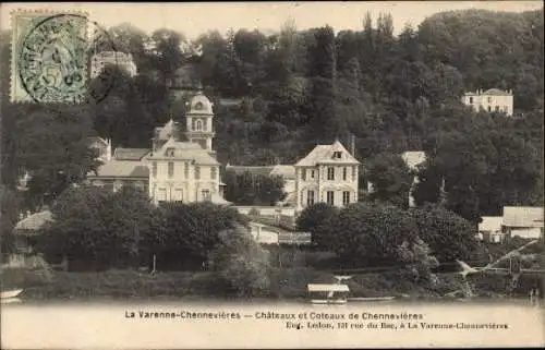 Ak La Varenne Chennevieres Val de Marne, Chateaux et Coteaux de Chennevieres