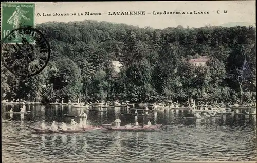 Ak Lavarenne Val-de-Marne, Les Joutes a la Lance