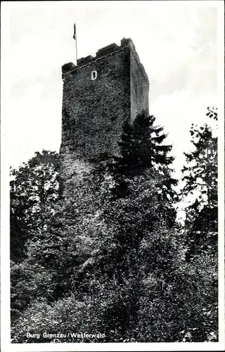 Ak Höhr Grenzhausen im Westerwaldkreis, Burg Grenzau