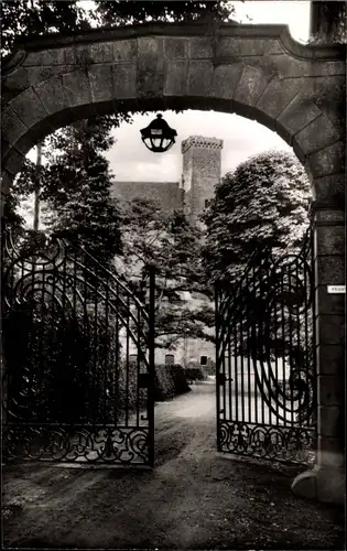 Ak Bödigheim Buchen im Odenwald Baden, Schloss, Eingang