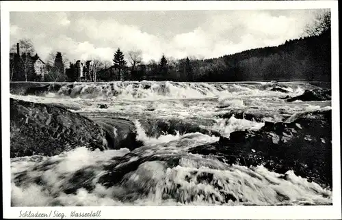 Ak Schladern Windeck an der Sieg, Wasserfall