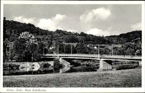 Ak Witten im Ennepe Ruhr Kreis, Neue Ruhrbrücke