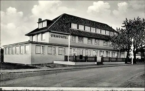 Ak Husum in Nordfriesland, Thomas Hotel, Strand Hotel St Peter Ording, Außenansicht