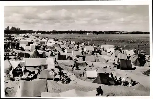 Ak Scharbeutz in Ostholstein, Strandpartie