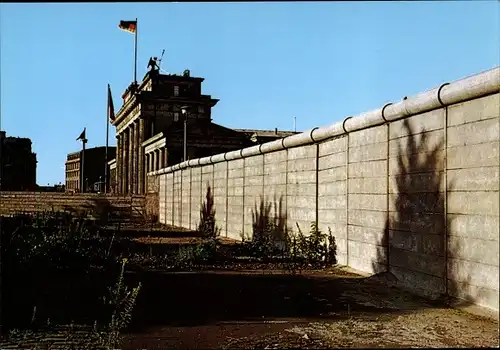 Ak Berlin Tiergarten, Berliner Mauer, Brandenburger Tor