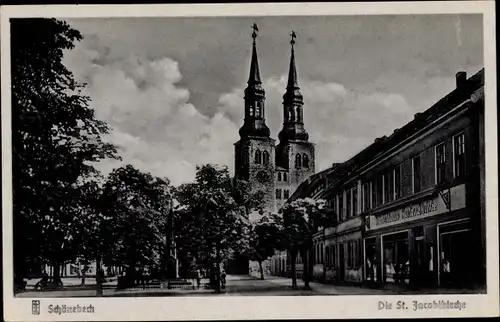 Ak Schönebeck an der Elbe, St. Jacobikirche