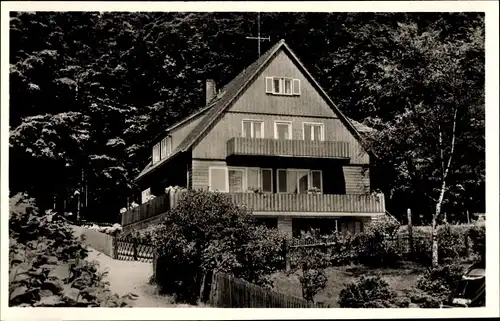 Ak Braunlage im Oberharz, Haus Stichnoth, Erholungsheim Firma Schneeweiß