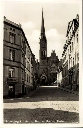 Ak Altenburg in Thüringen, Brüderkirche