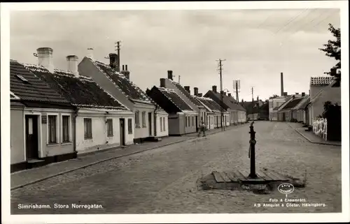 Ak Simrishamn Skåne län Schweden, Stora Norregatan