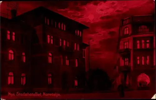 Mondschein Ak Norrtälje Schweden, Nya Stadshotellet