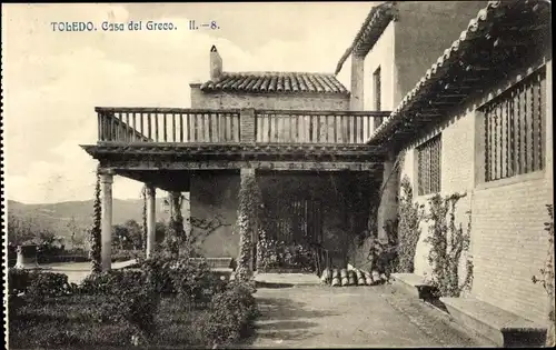 Ak Toledo Kastilien La Mancha Spanien, Casa del Greco