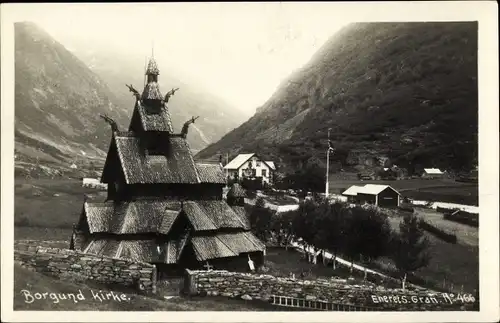 Ak Borgund Norwegen, Kirke, Kirche