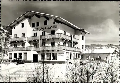 Ak Saalbach Hinterglemm in Salzburg, Hotel Hubertus