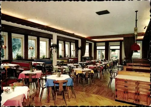 Ak Abtenau in Salzburg, Gasthof Moisl, Innenansicht