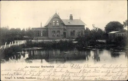 Ak Brachenfeld Ruthenberg Neumünster in Holstein, Gasthaus Zur Waldwiese